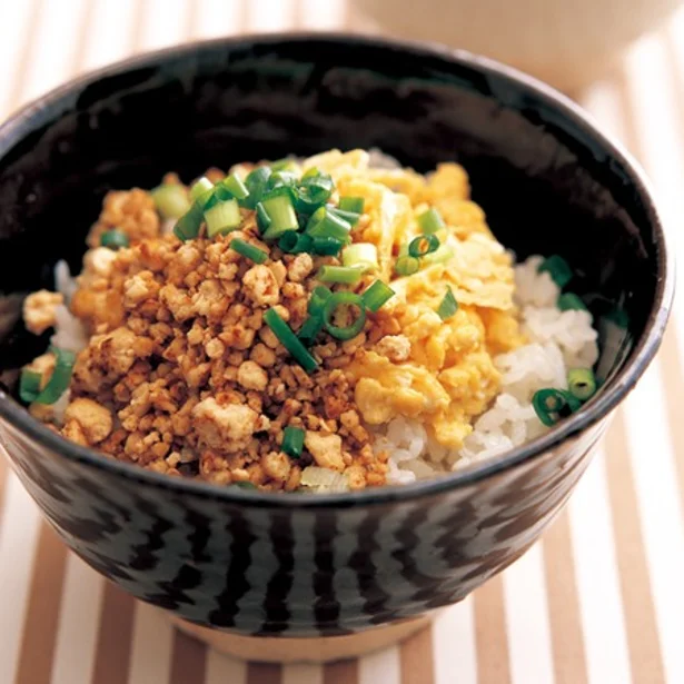 「豆腐そぼろ丼」 レタスクラブニュースより