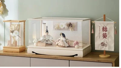 fleur 親王ケース飾り「アレンジフラワー絵巻」
