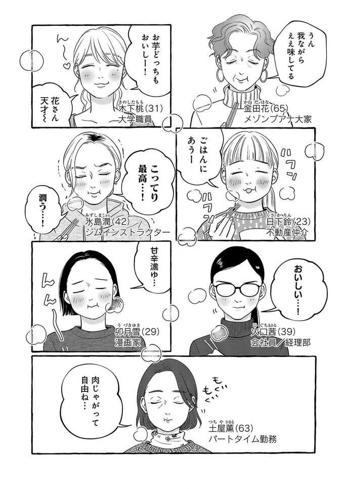 『メゾンプアナの7人の食卓』より