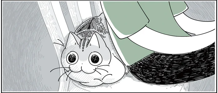 ノーリアクションすぎない？ 背もたれと飼い主の間に猫を挟んでみたら