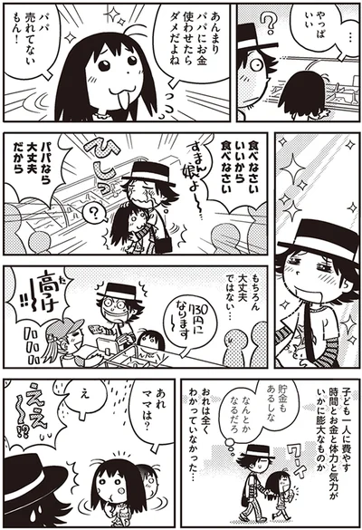 『父娘ぐらし-55歳独身マンガ家が8歳の娘の父親になる話』より