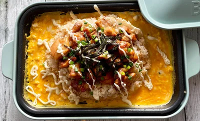 ホットプレート de てりたま飯