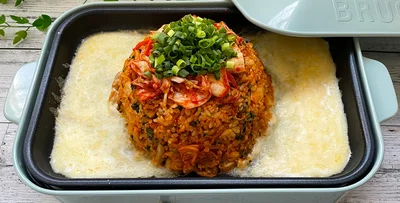 豚キムチーズチャーハン