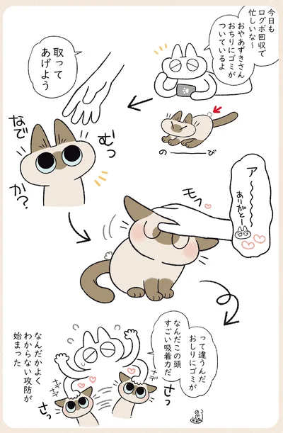 『やっぱり!!!!!　シャム猫あずきさんは世界の中心』より