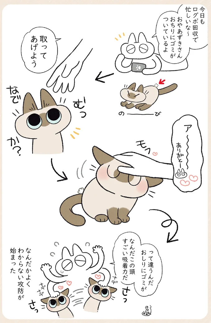『やっぱり!!!!!　シャム猫あずきさんは世界の中心』より