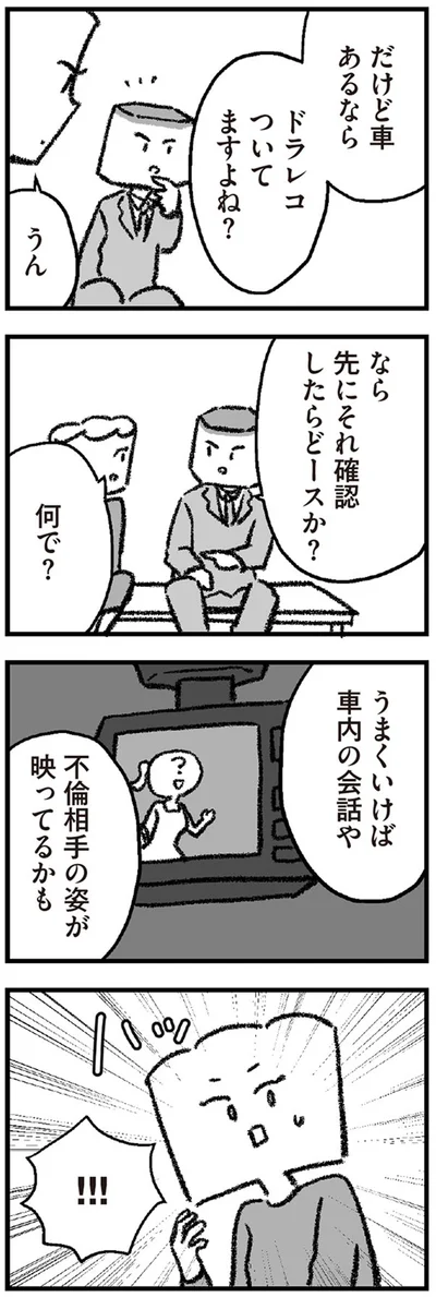 ドラレコついてますよね？