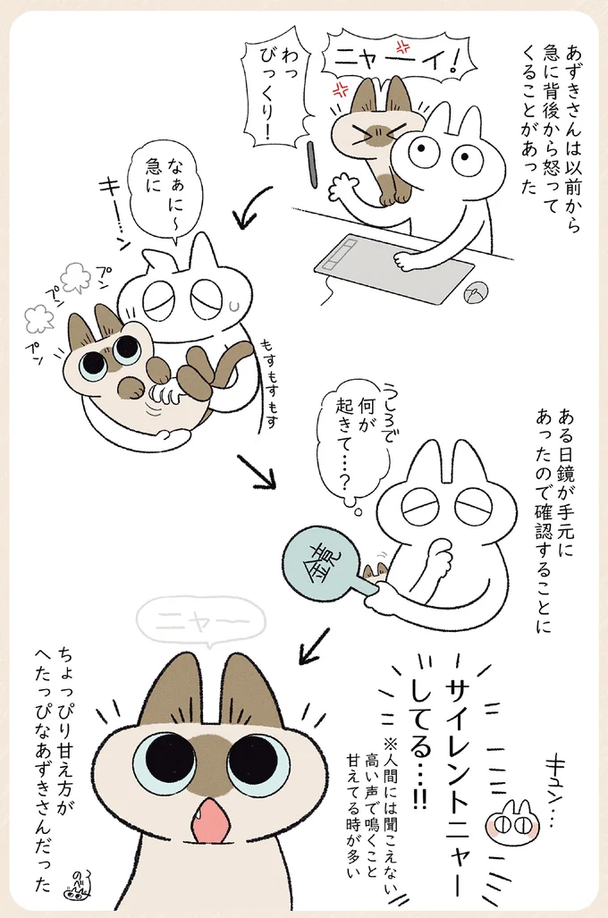 サイレントニャーしてる…！！