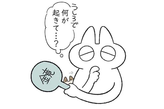 背後を確認してみる