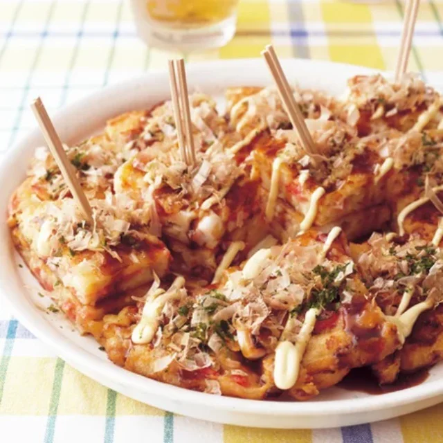 フライパンで10分でできる「フライパンビッグたこ焼き」