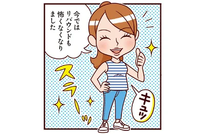 リバウンドも怖くなくなりました