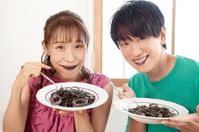 小山姉弟の食卓26回目で撮影した奇跡の写真がこちら。「ぜったいやりたかった」とみきママさん。