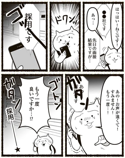 先日の面接結果ですが…