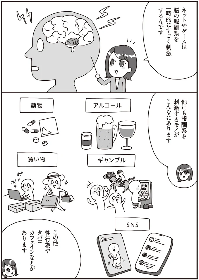 一時的にすごく刺激する