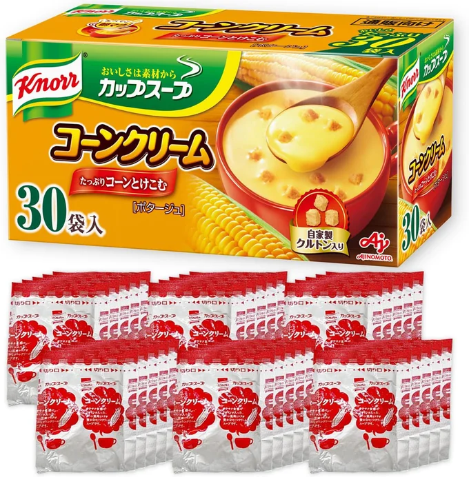 クノール カップスープ コーンクリーム 30袋入 通販限定