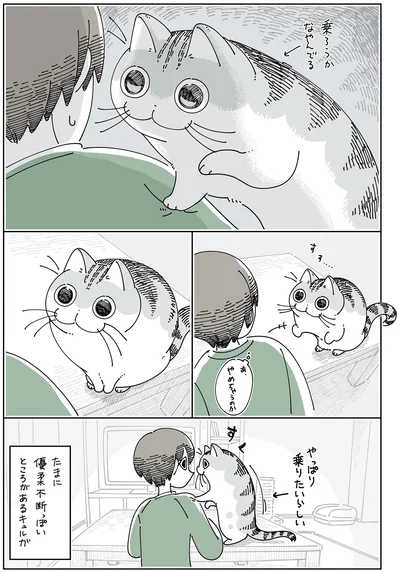 たまに優柔不断っぽい