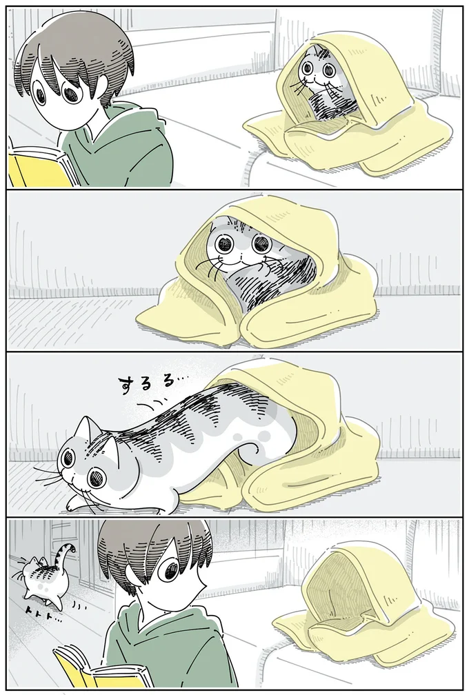 静かにスルリと