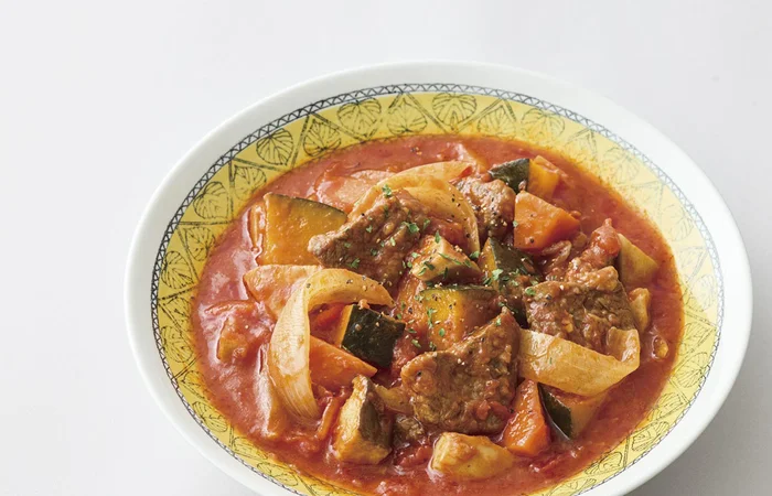 おいしくアンチエイジング！ 亜鉛の豊富な牛肩ロースで作る「牛肉のトマト煮込み」