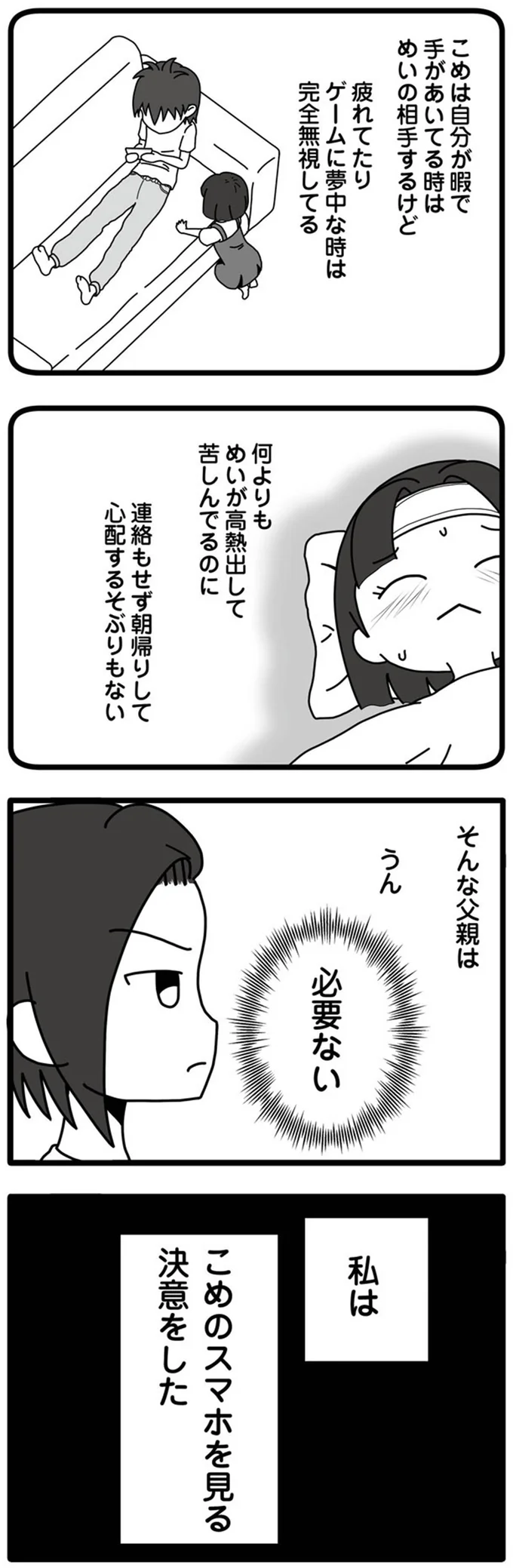 スマホを見る決意をした