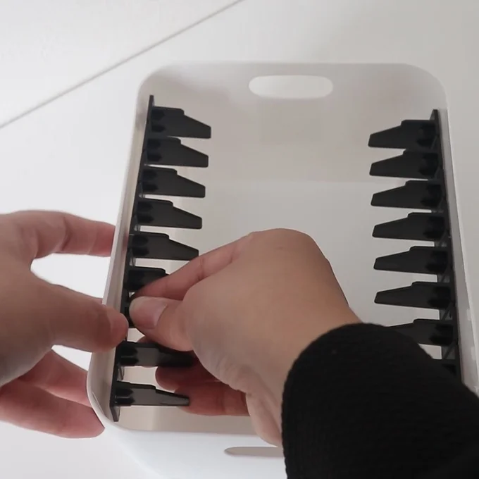 収納BOXに貼るだけ整頓ゲームソフトスタンド
