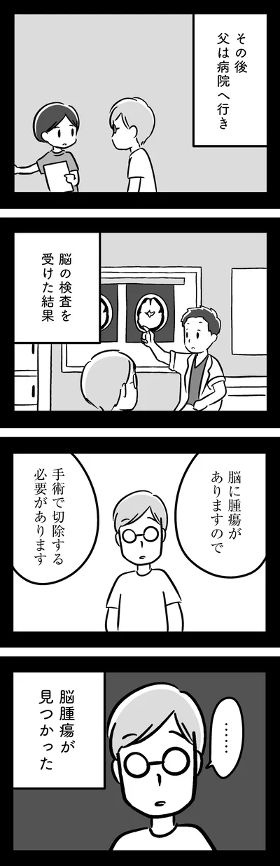 脳の検査を受けた結果