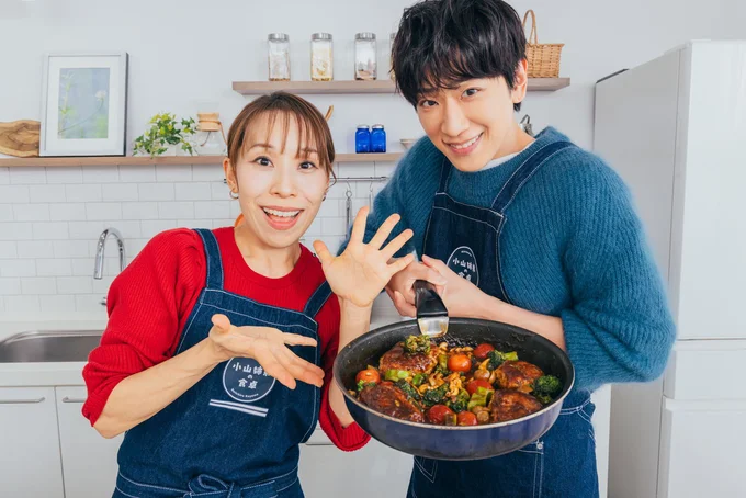 「彩り、キレイだね!」と小山さん。苦手なトマト、克服なるか!?