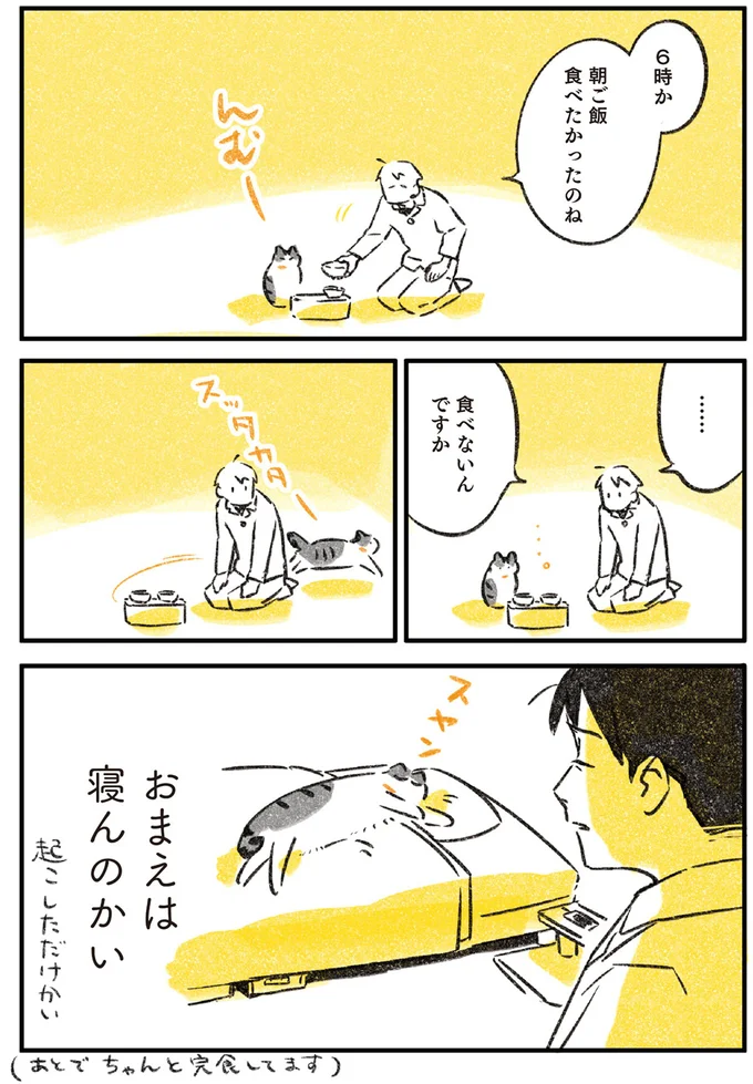 起こしただけかい