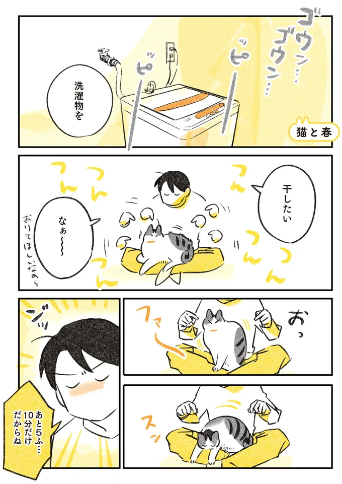 洗濯物を干したいな〜