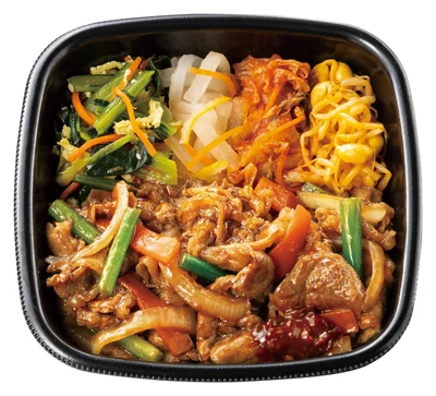 うま辛やみつき！ 肉増し焼肉ビビンバ　920円