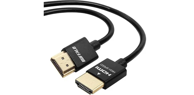 バッファロー HDMI スリム ケーブル 1m ARC 対応 4K × 2K 対応