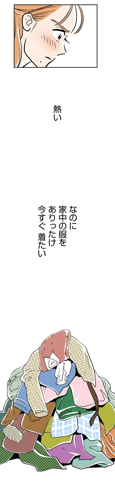 家中の服をありったけ今すぐ着たい