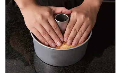 圧力をかけてもふわふわの状態に戻る