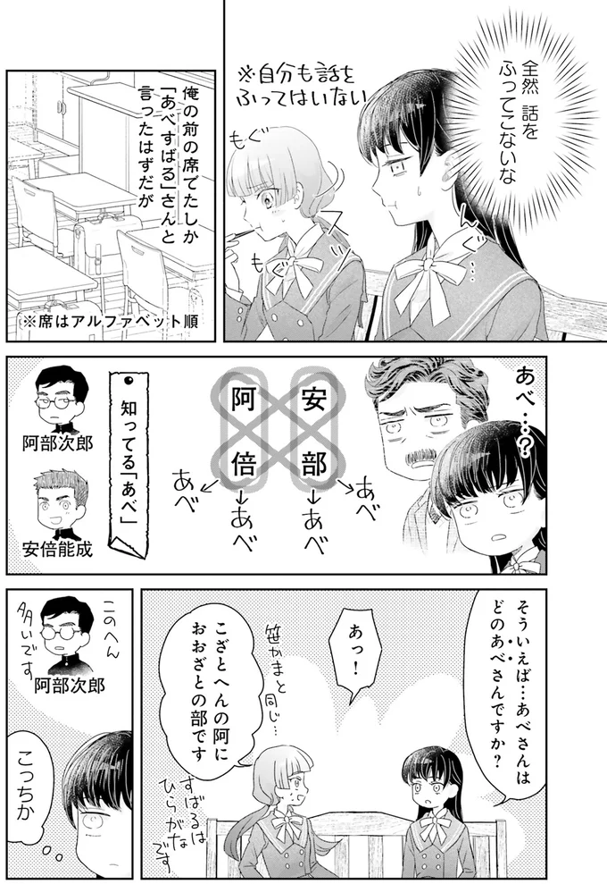 あべさんは、どの「あべ」さんですか？