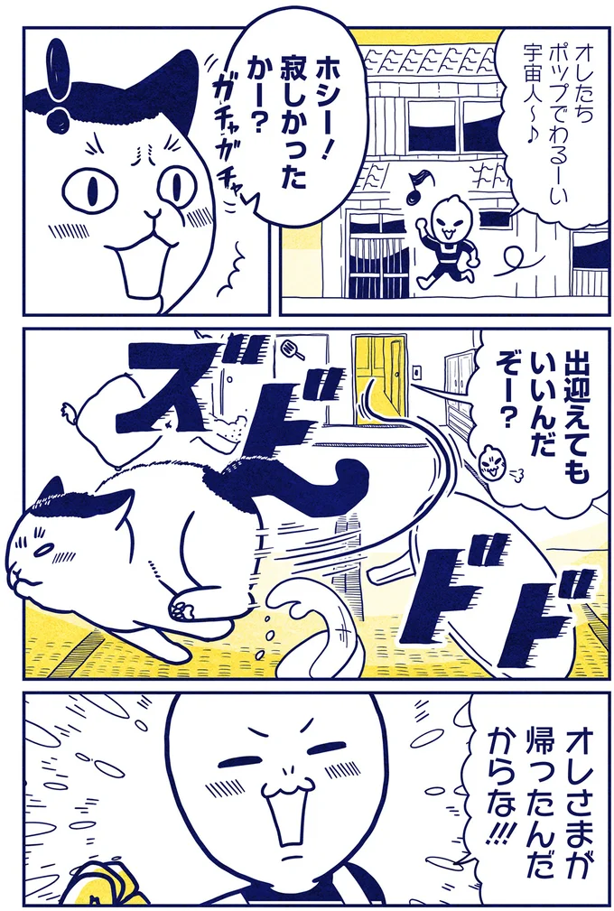 『宇宙人、猫と住む』より