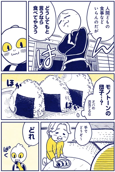モノトーンの団子…？