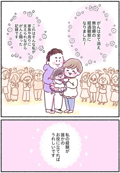 家族やまわりに支えられながらがんと闘った記録