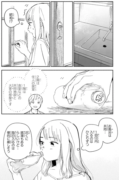 お風呂は共同…
