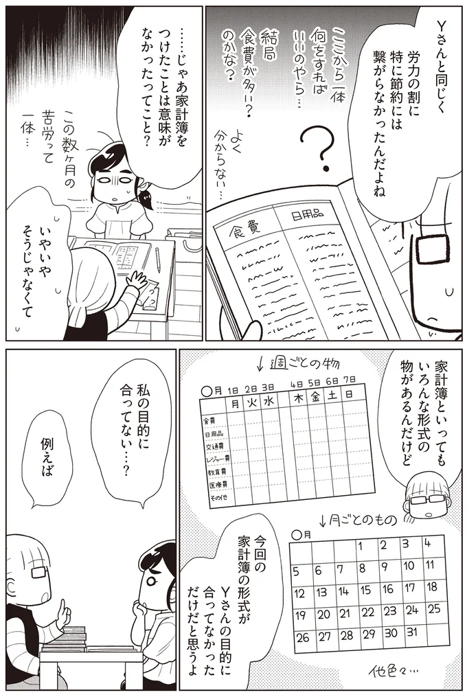 家計簿といっても…