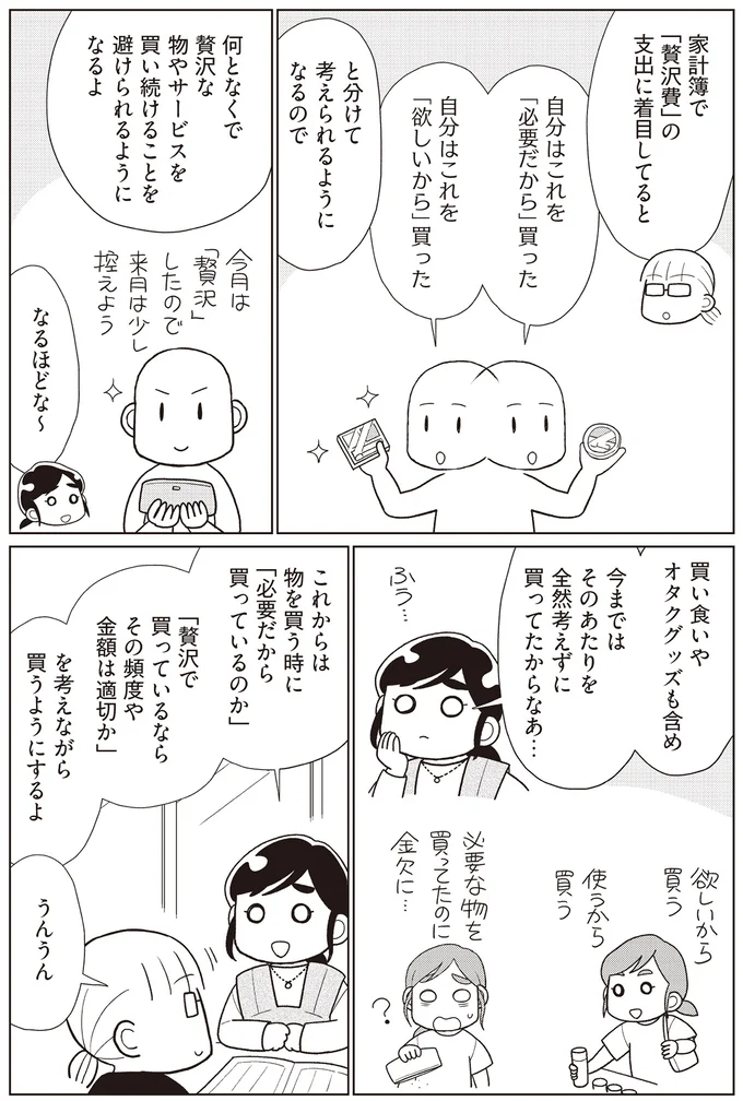 「贅沢費」の支出に着目してると