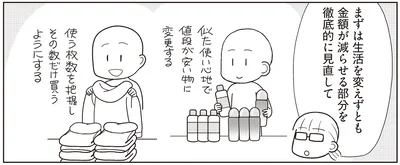 生活を変えずとも金額が減らせる部分は？