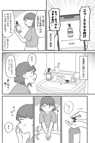 『貯金オタク、5000円の石けんで目覚める。 金は生きてるうちに使い切れコミックエッセイ』より