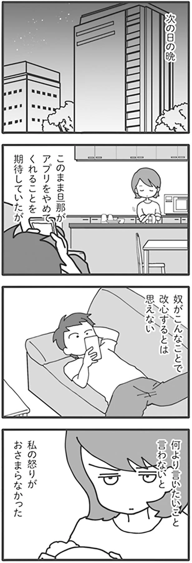 私の怒りがおさまらなかった