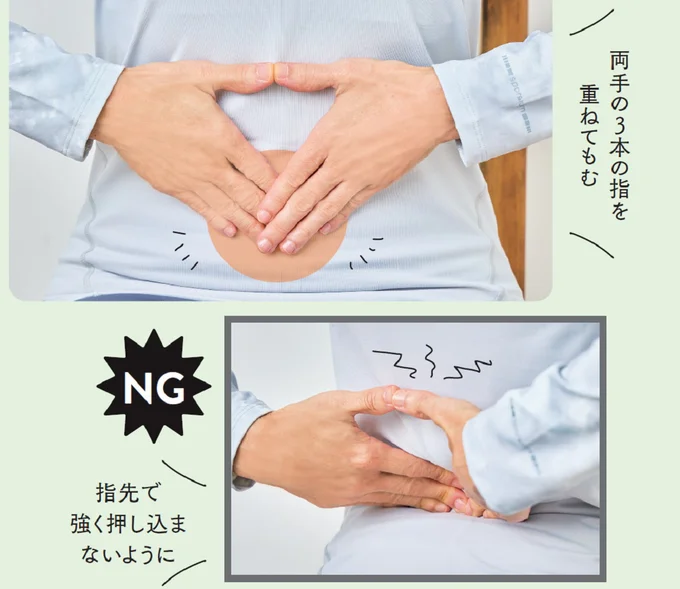 指の腹を使う場合