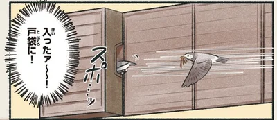戸袋に！