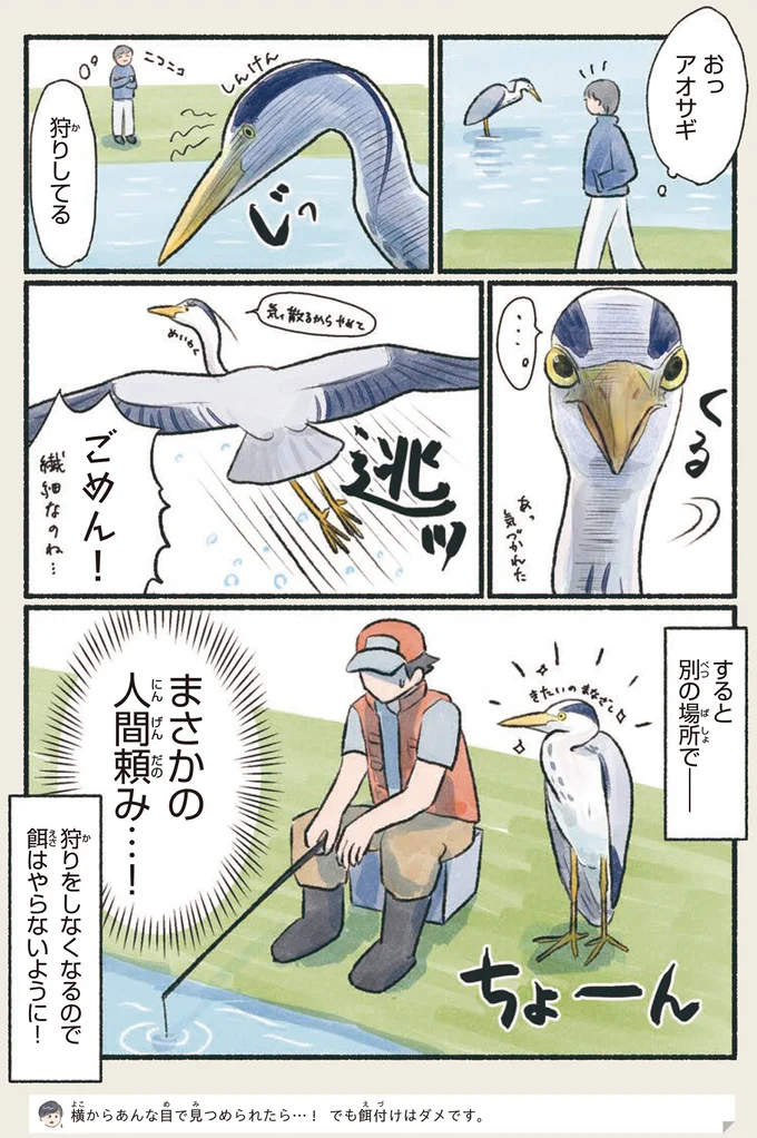 狩りしてる