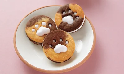 【不器用さんのためのレシピ】マシュマロのぷにっと食感が楽しい「肉球マシュマロサンドクッキー」