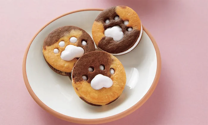 【不器用さんのためのレシピ】マシュマロのぷにっと食感が楽しい「肉球マシュマロサンドクッキー」