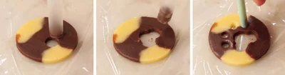 丸口金がなければストローや爪楊枝で代用する