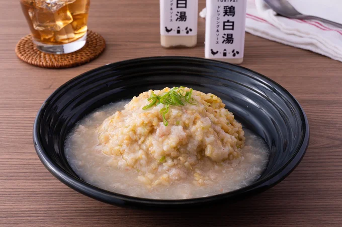 「TORIPAI」を使った鶏白湯あんかけ炒飯