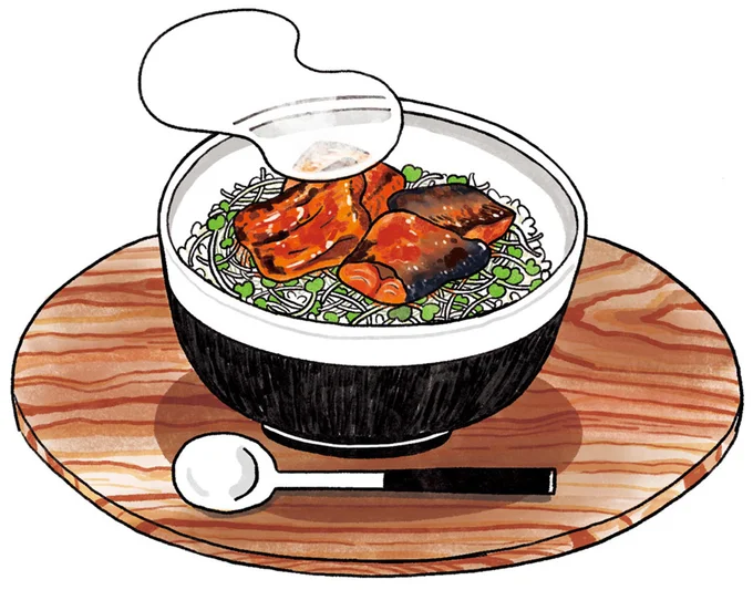 豆腐をごはんに見立てたヘルシー丼