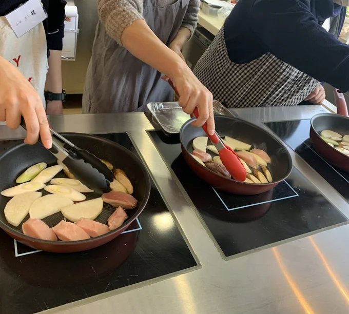 おいしそうな香りがキッチンに充満！